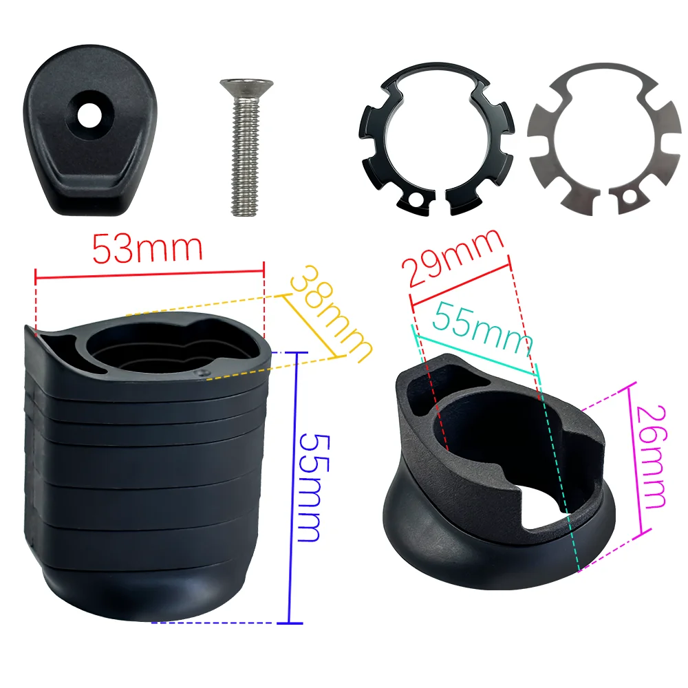 BALUGOE Integrierter MTB-Carbon-Lenker, Fahrradlenker, Mattschwarzer Lenker, Mountainbike-Zubehör, Halb-Innenverkabelung – Detail 12