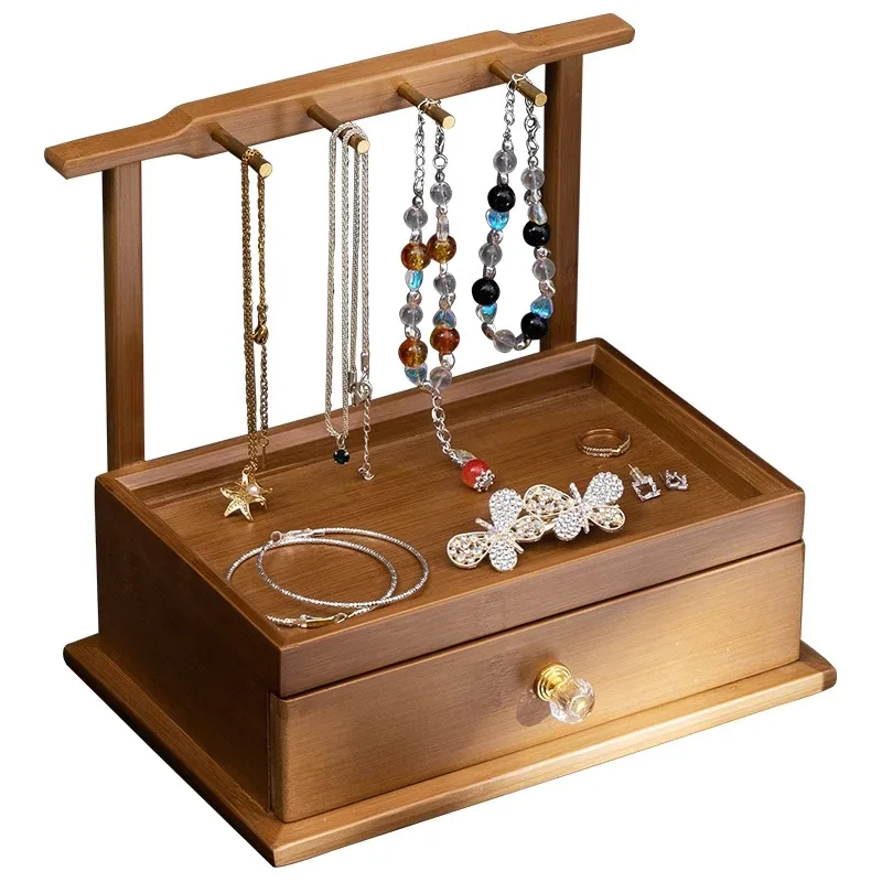 

Jewelry storage box, high-end exquisite hand jewelry, earrings, necklace storage.