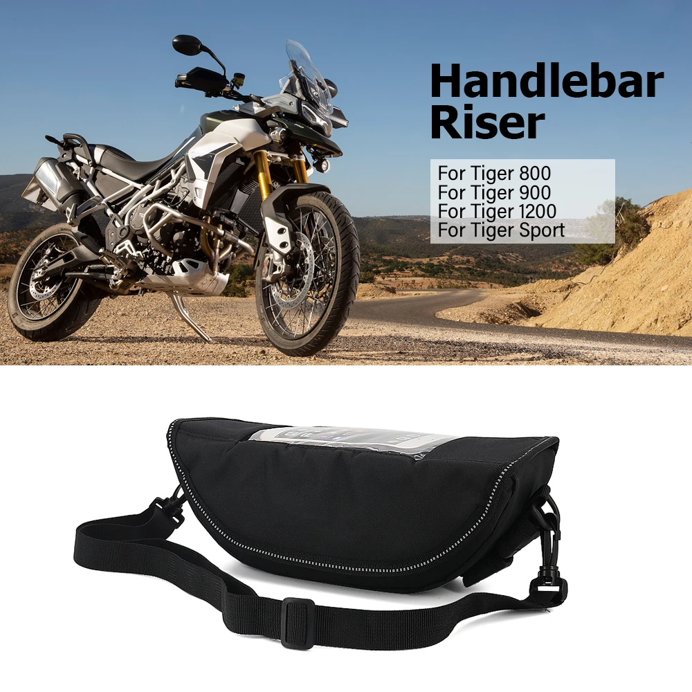 Handlebar Bag For Tiger Sport 800 900 1200 Tiger900 Tiger800 Tiger1200 Accessories Portable Storage Waterproof Phone Bags