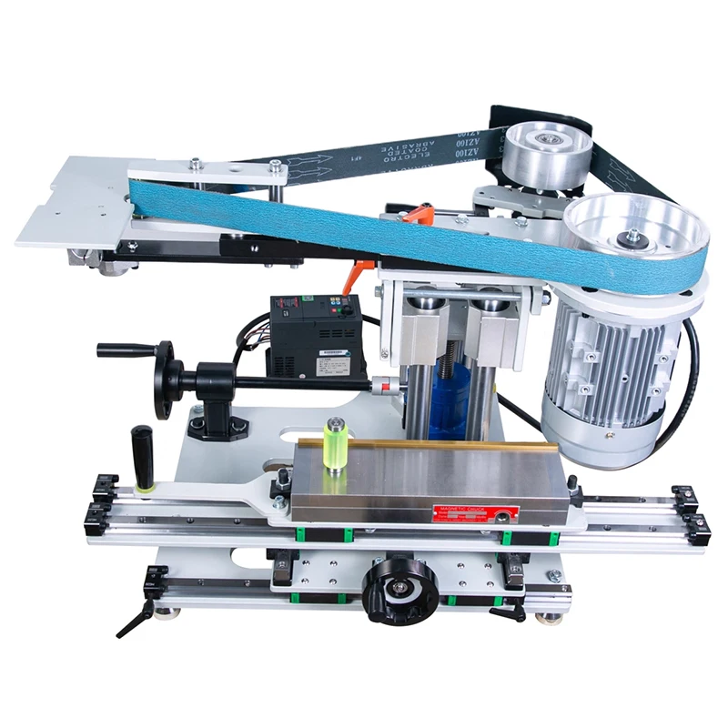Multi-Function Belt Sander Vertical/Horizontal Dual-Use Belt Grinder with Flat Grinding Capability 1800*50MM Sanding(Customized)