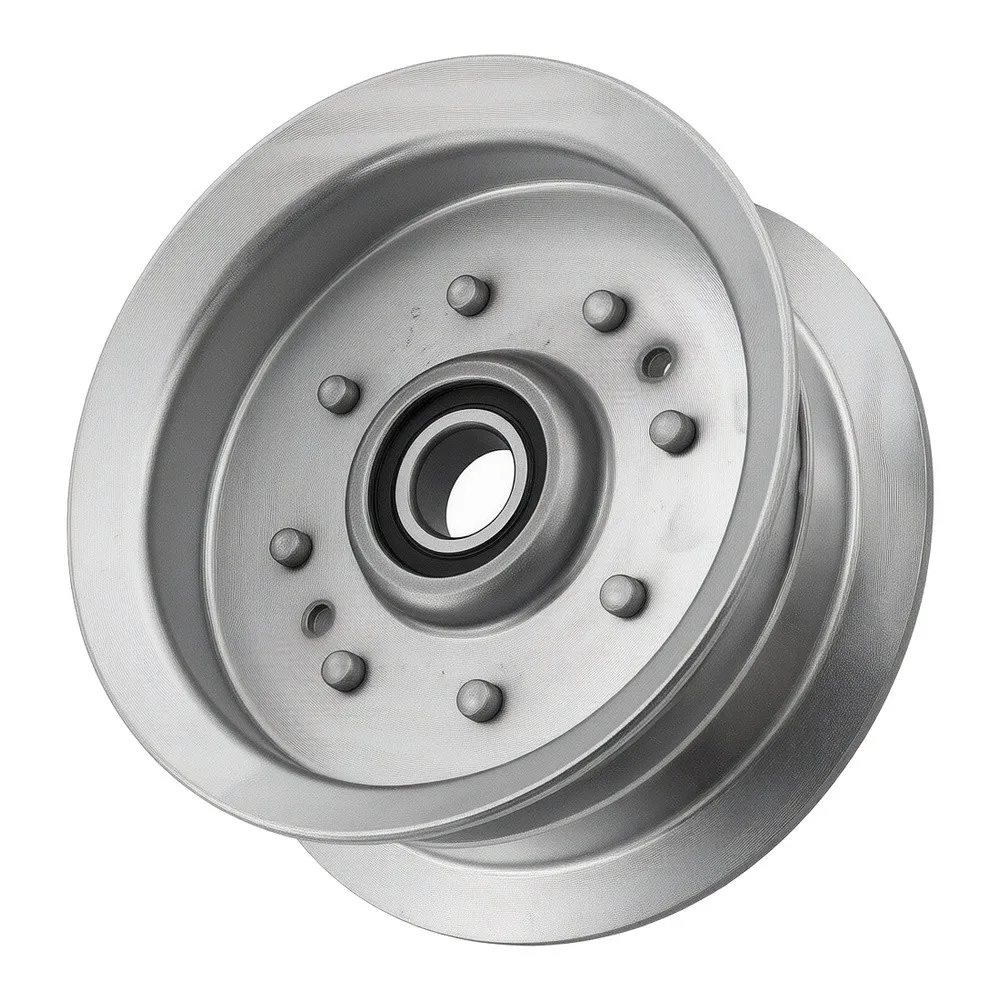 GY22082 Replacement GY20629 Idler Pulley For Lawn Care Easy Installation Pulley Single Groove Design Zinc Coated Finish
