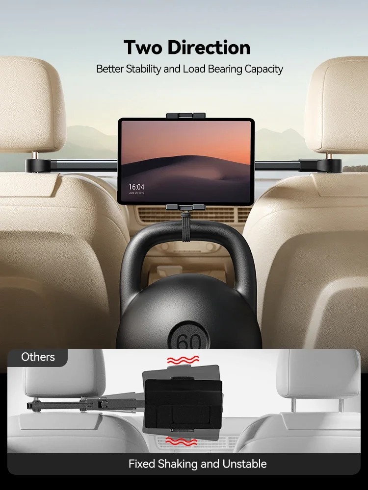 Joyroom Auto Tablet Telefon Halter Ständer Halterung Rücksitz Kopfstütze Telefon Halterung für iPad Rücksitz Universal 4,7-13" Geräte