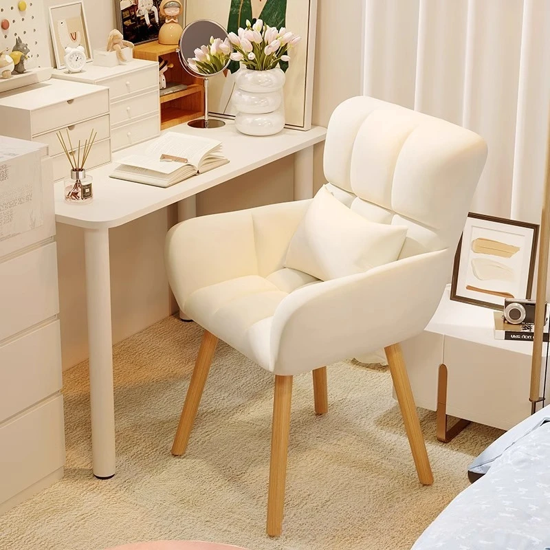 

Компьютерный стул, удобный учебный стол и стул для домашнего использования, сидячий офисный стул, кресло для макияжа в спальне, туалетный стул