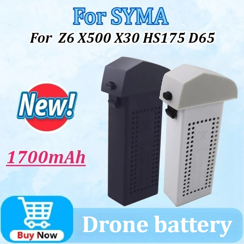 

Upgraded High-Capacity Batteries 7.6V 1700mAh Lipo Battery For SYMA Z6 X500 X30 HS175 D65 Folding Quadcopter Aerial Photography