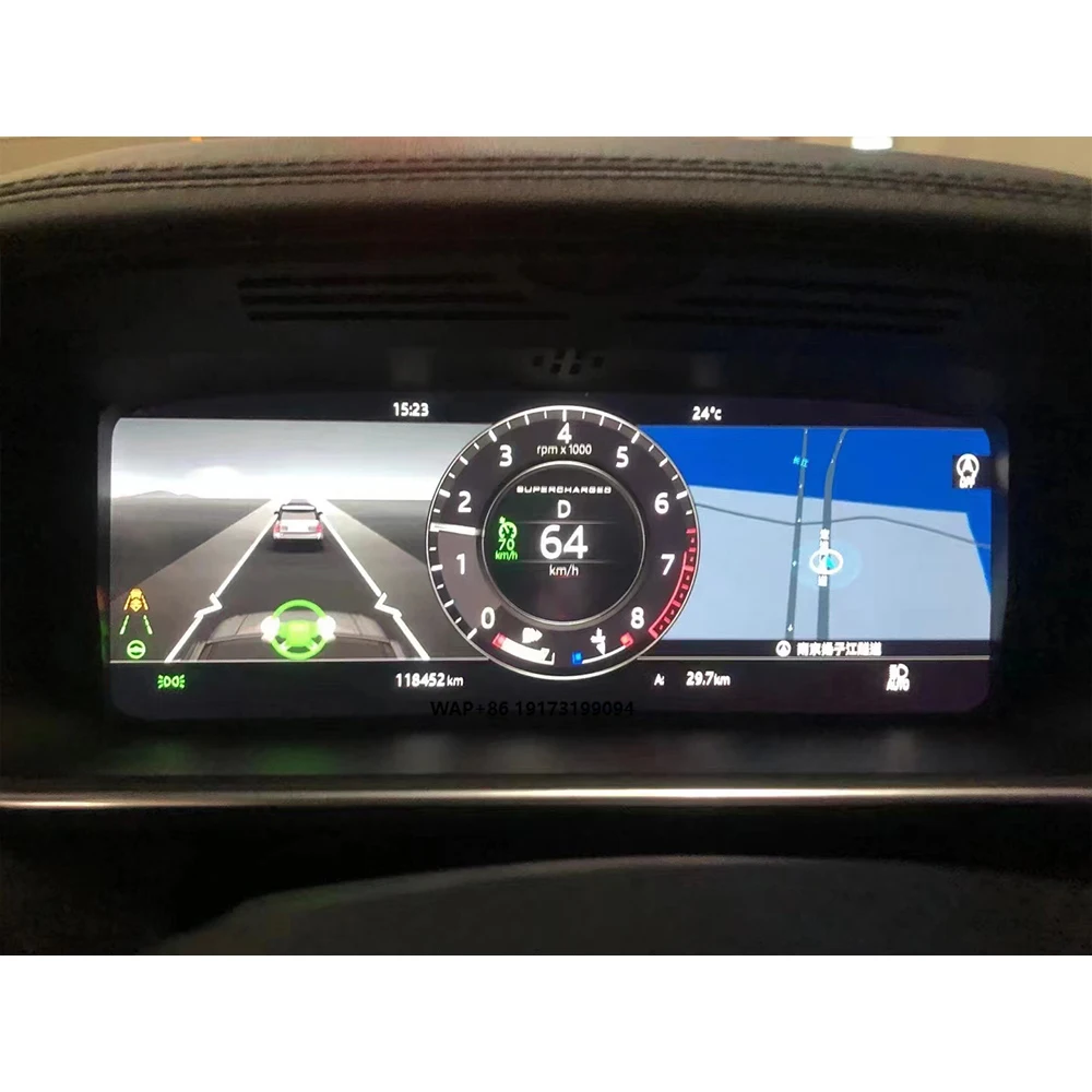 12.3 Inch Digital Cluster for XE 2013-2020 Car LCD Dashboard Display Speedometer Virtual Panel Digital Cluster Instrument