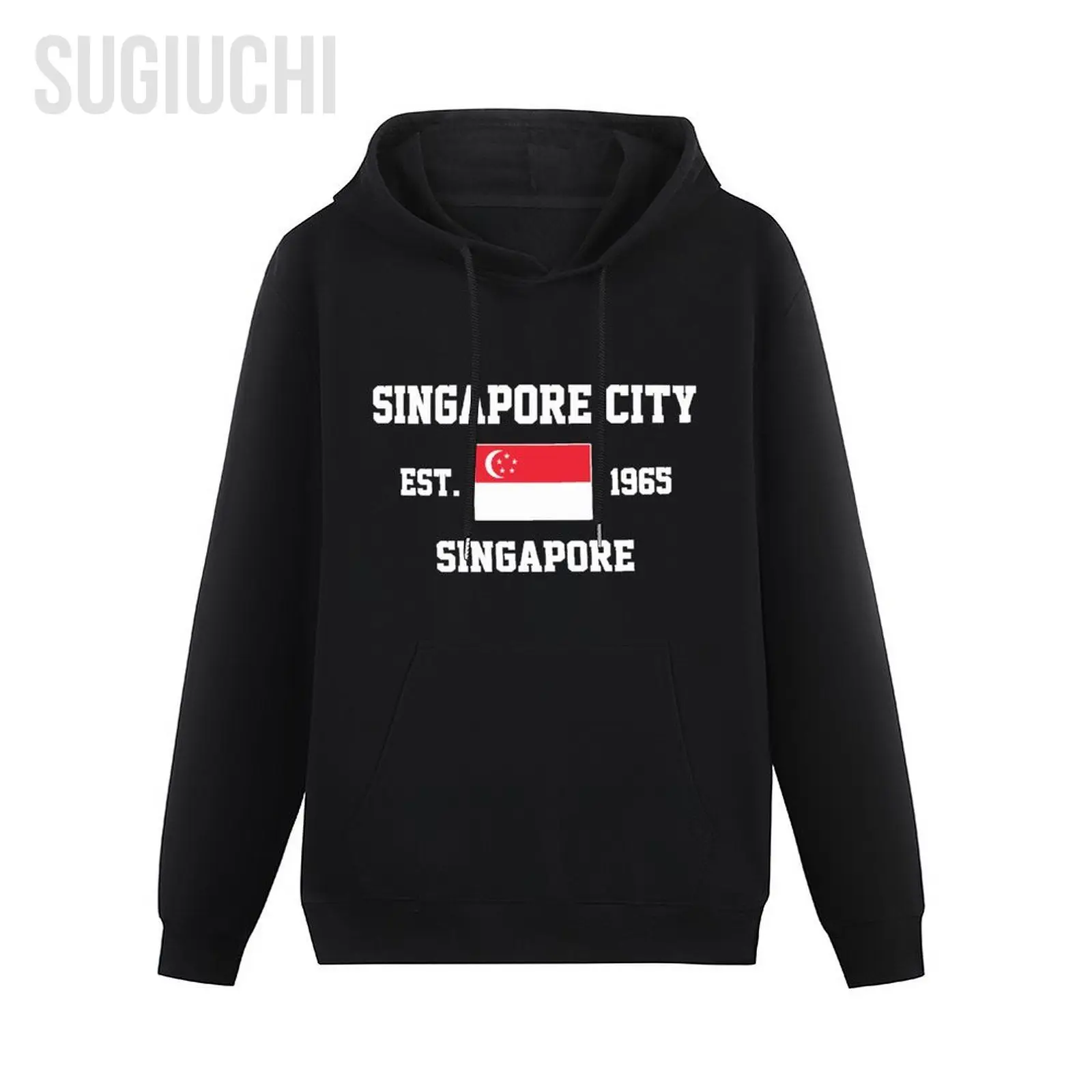 Men Women Hoodies Singapore EST.1965 Singapore City Capital Hoodie Pullover Hooded Hip Hop Sweatshirt Cotton Unisex