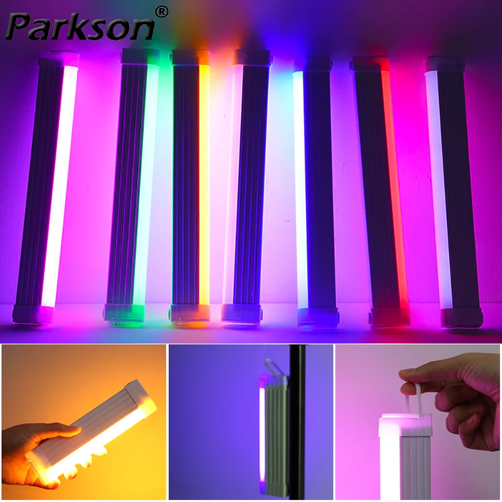 USB LED Fill Light Handheld Wand Colorful Video Lamps Rechargable Photography Lighting Concert Adjustable LED Flash Selfie Lamps