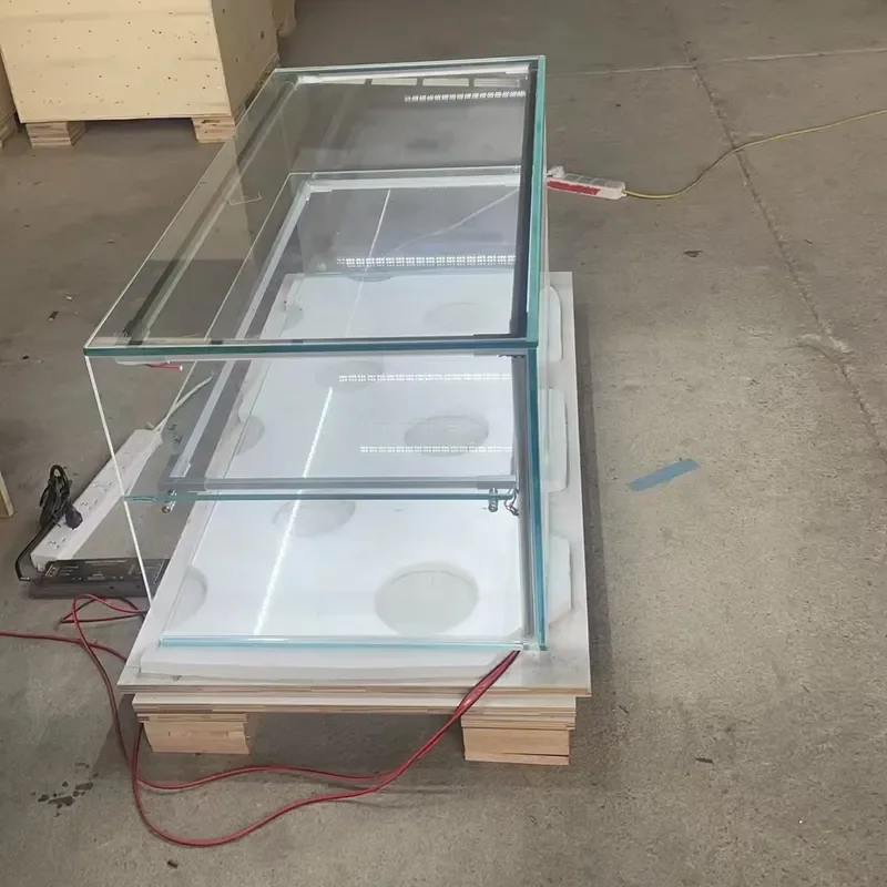 Glass Bakery Display Cabinet Mini Dessert Donut Cake Macaron Sandwich Carton Packaging