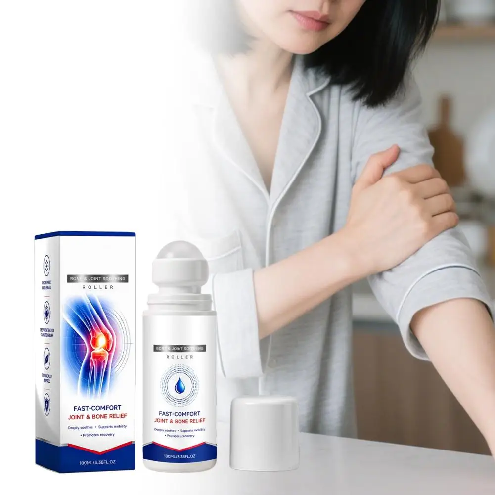 Microneedle Joint Joint Roller 100ml Rollerball Massage Liquid for Back Neck Knee Shoulder Wrist Hand Muscle Daily Care