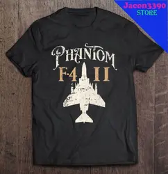 Vintage F-4 Phantom Ii Fighter Jet Aircraft Front And Back Premium T Shirt Size