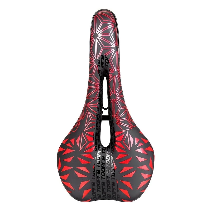 TOOPRE Bicycle Saddle MTB Mountain Road Bike Seat PU Leather Gel Filled Cycling Cushion Comfortable Shockproof Bicycle Saddle