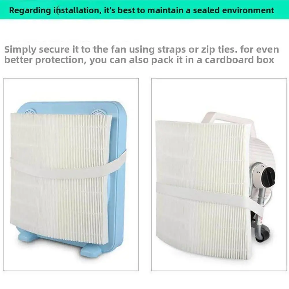 1Pcs Borderless Filter Mesh Screen White DIY Homemade Air Purifier HEPA  For Frameless Filter For Removing PM2.5 And Haze