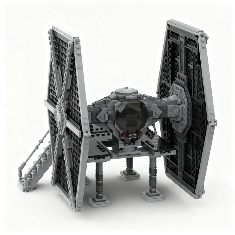 

298PCS MOC Star Battle Movie Scene Tied Fighters Landing Platform Model DIY Creative Ideas ChildToy AssemblyPuzzle ChristmasGift