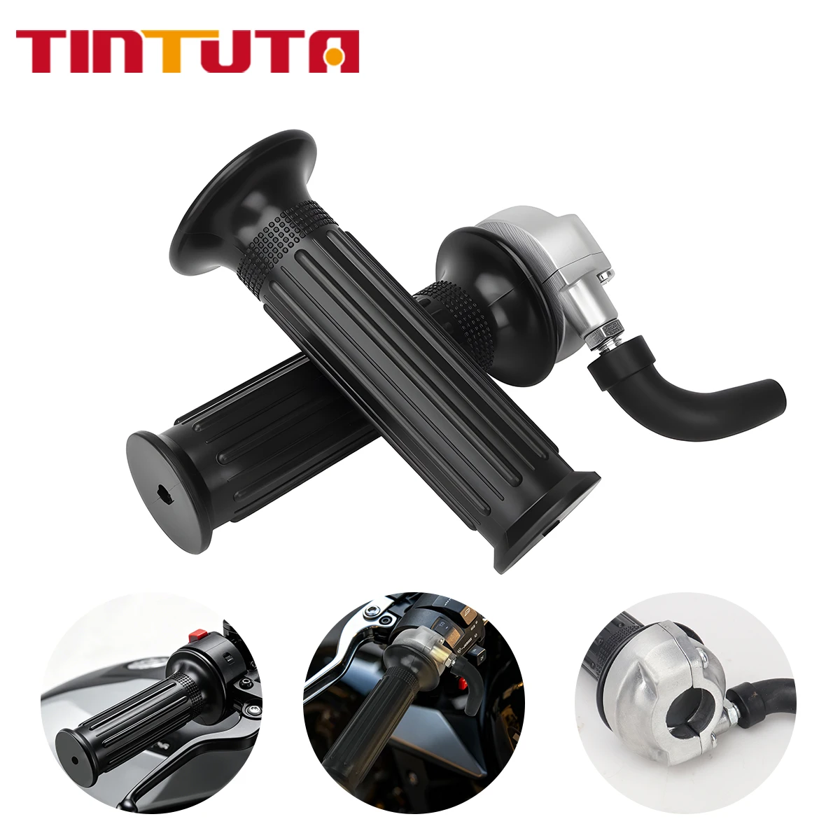 Universal Motorcycle Throttle Grip Anti-slip Handlebar Twist Hand Accelerator Brake Throttle Motorbike Replacement Parts