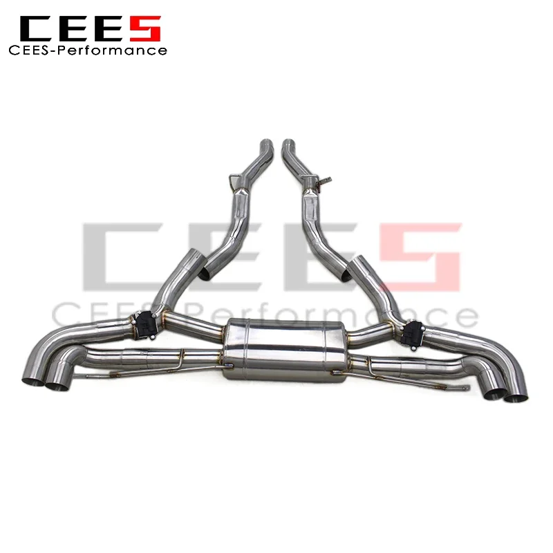 

CEES выхлопная труба оси Valvetronic для BMW X7 4.4TT G07 2019-2024, выпускные клапаны из нержавеющей стали, глушитель