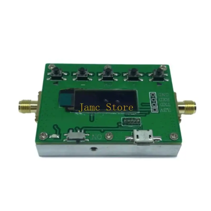 LX0B 6Ghz RF Digital Attenuator 30DB Step RF Power Meter Power Attenuation Digital Display Strength Module 0.25DB