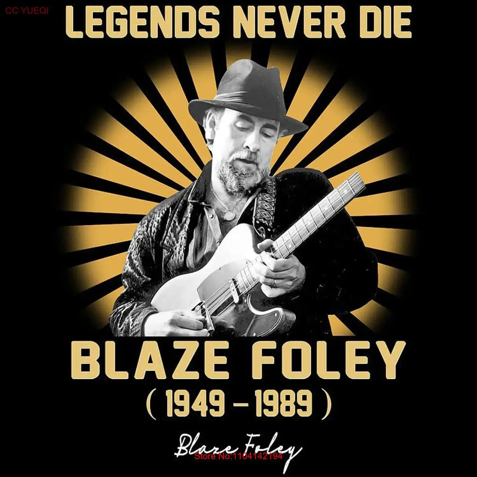 RARE Blaze Foley For Fan All size S to 5XL Black T shirt vintage Washed designer clothes fashion Comfortable Casual Versatile