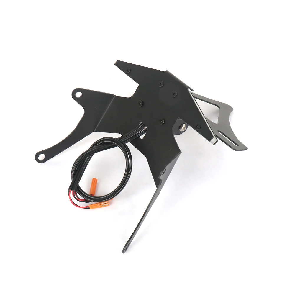 جديد لهوندا CBR650R CB650R 2021-2025 دراجة نارية الخلفية لوحة ترخيص حامل الإطار الأسود تعديل قصيرة الذيل لوحة ترخيص حامل