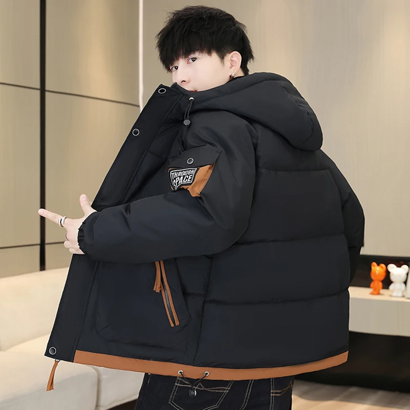 

Утепленная хлопковая куртка для подростков: теплая зимняя верхняя одежда для старшеклассников, модное пальто для больших детей