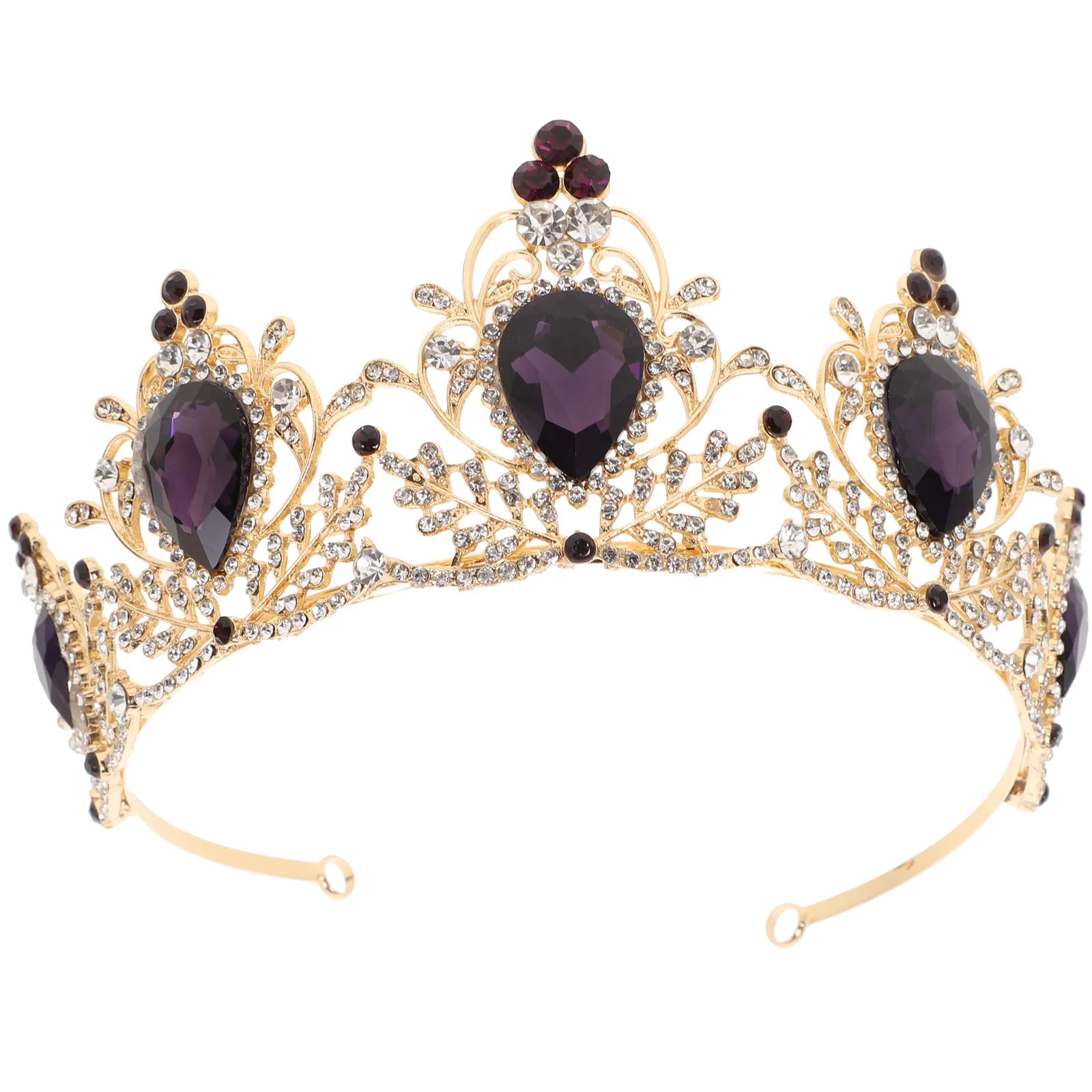 

Sea Witch Crown Jewelry Fairy Accessories Baroque for Women Girl Bridal Headband Wedding Hair Miss