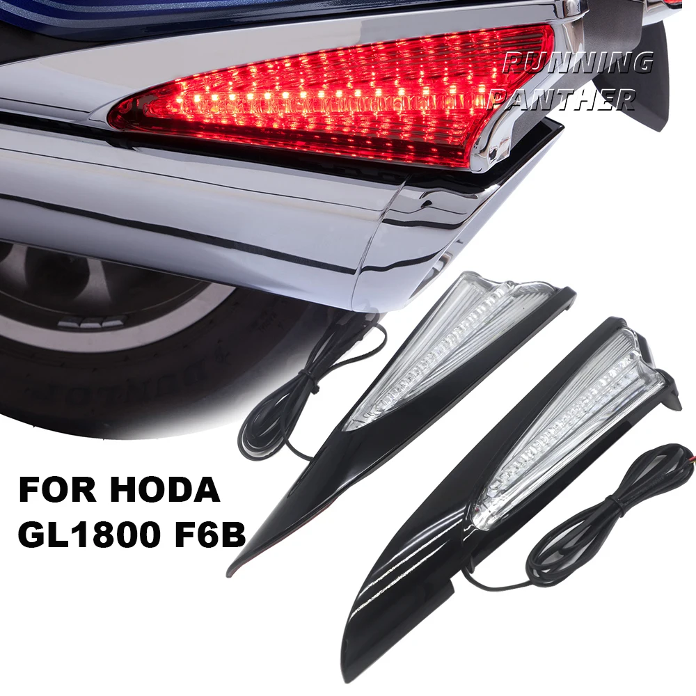 Motorcycle saddle LED light cover, for Honda Jinyi GL 1800 F6B 2018 2019 2020 2021, GL1800 tail lights