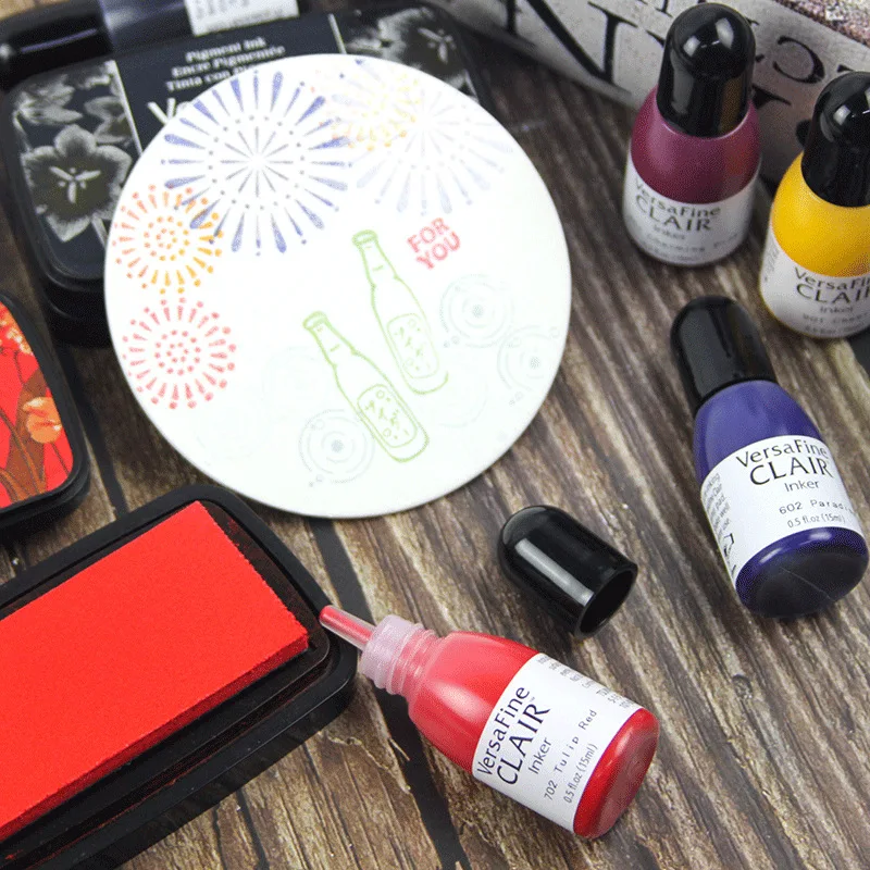 Quick Drying Tsukineko VersaFine CLAIR Printing Pad Supplement Liquid Super High Fine Printing Pad VFC Ink Stamp Craft Supplies
