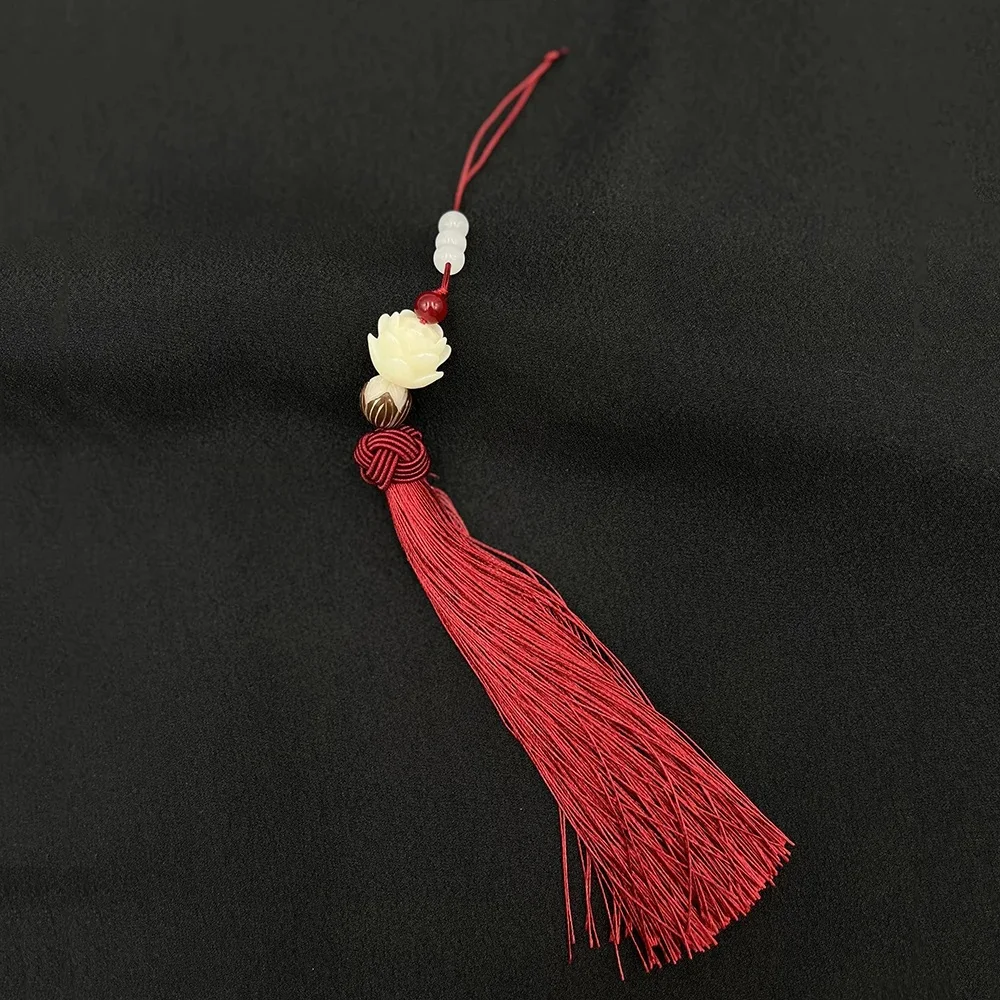 Porte-clés pendentif Anime Mo Dao Zu Shi Wei Wuxian, accessoire de cosplay, flûte, glands, ornement, style prairie chinoise, accessoires, cadeaux