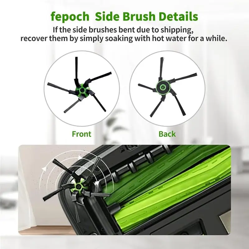 EYFL-15 Pcs Replacement Parts Side Brushes For Irobot Roomba S9 (9150) S9+ S9 Plus (9550) S Series AI Robot Vacuum Brush
