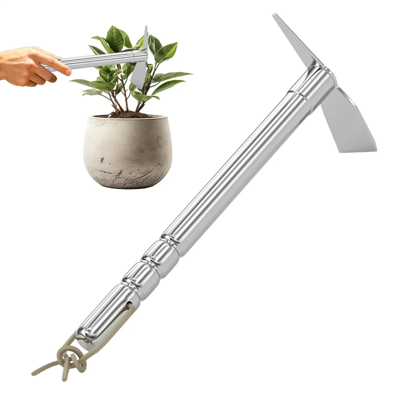 Weeder Puller Tool Stainless Steel Non-slip Handle Grass Remover Tool For Lawn Grass Patio Driveway Farm Courtyard Vegetable