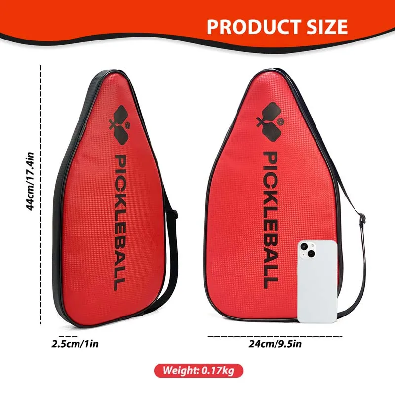 Pickleball Racquet Bag Waterproof Wear Resistant Pickleball Padel Racket Bag Scratch Resistant Unisex Table Tennis Shoulder Bags