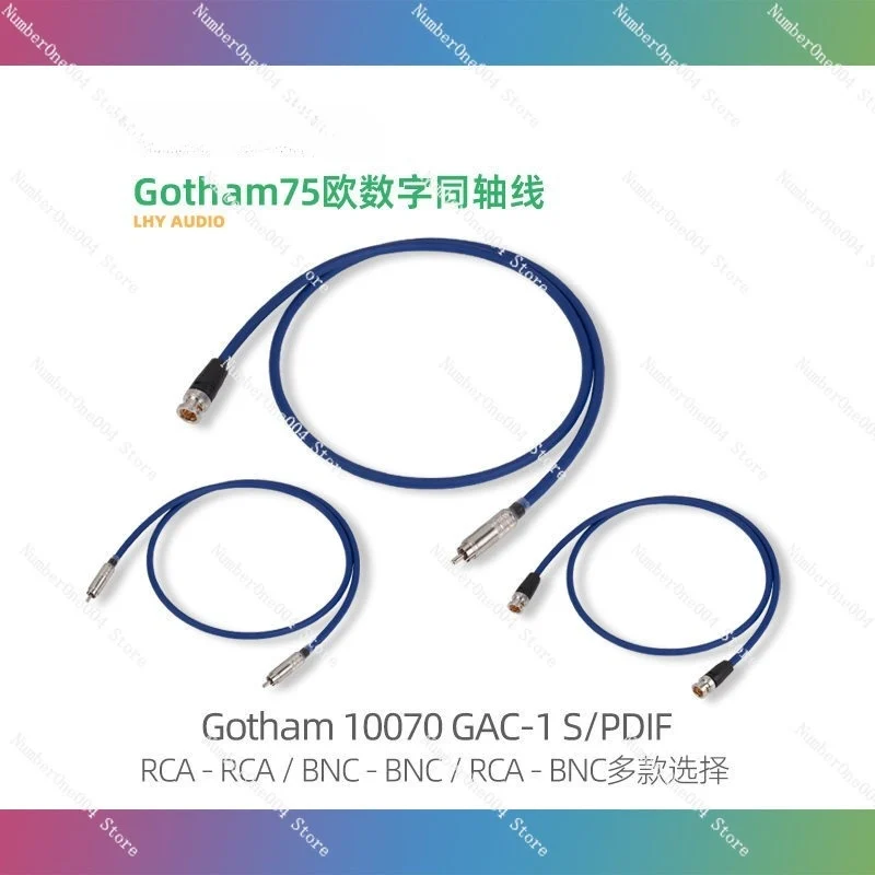 

10070 GAC-1 S/PDIF 75 Euro Digital Audio Coaxial RCA Silver Plated Clock Cable
