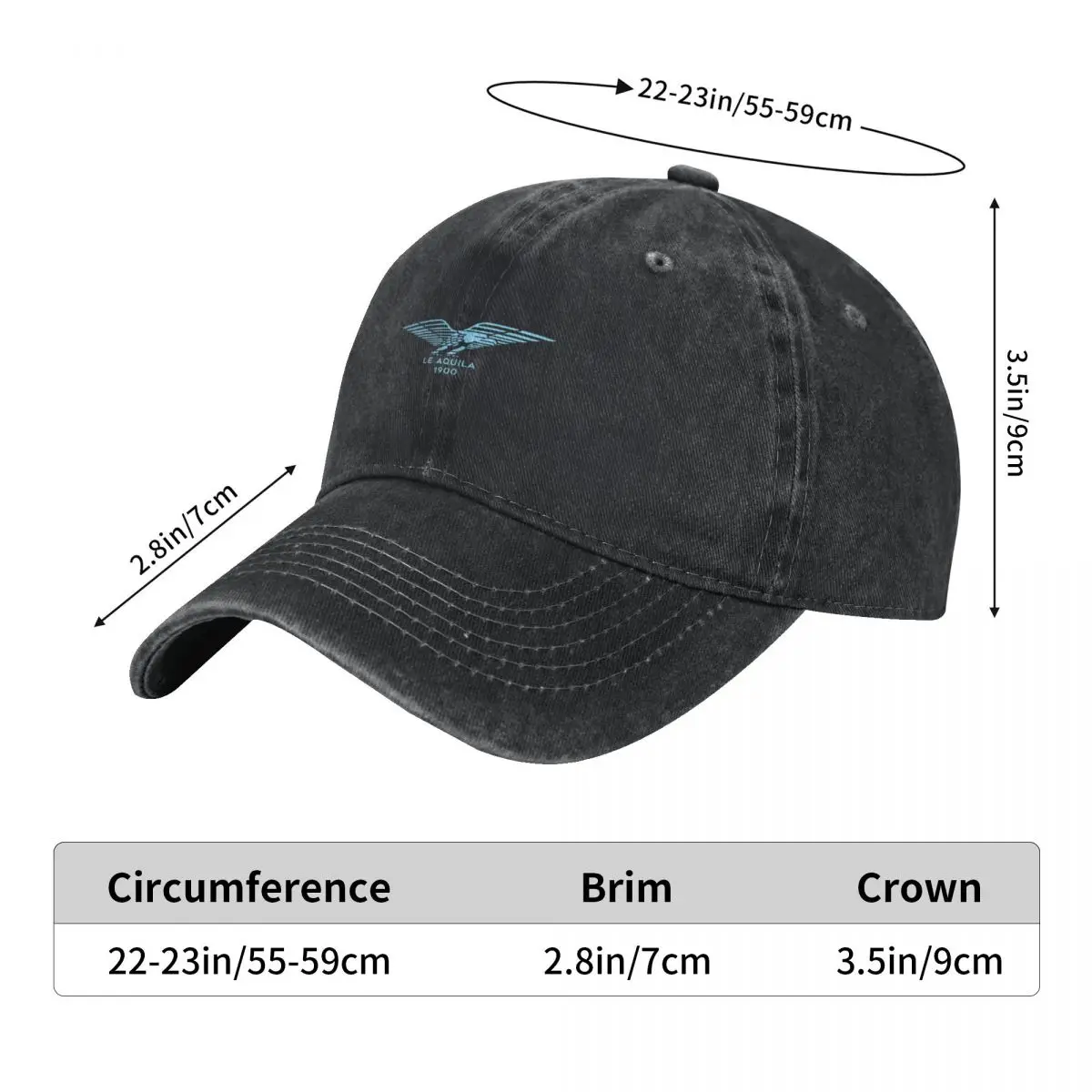 Le Aquila - Lazio Baseball Cap Beach Uv Protection Solar Hat Fishing cap custom caps Men's Baseball Women's