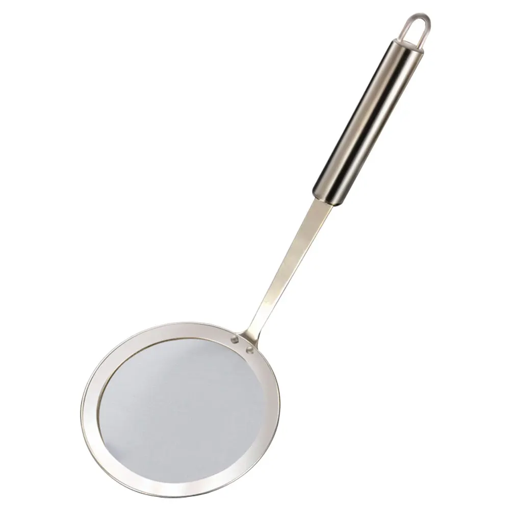 

1pc Stainless Steel Food Grade Spider Skimmer Ladle Corrosion Resistant Kitchen Colander Scoop For Fried Food Noodles Hot Pot