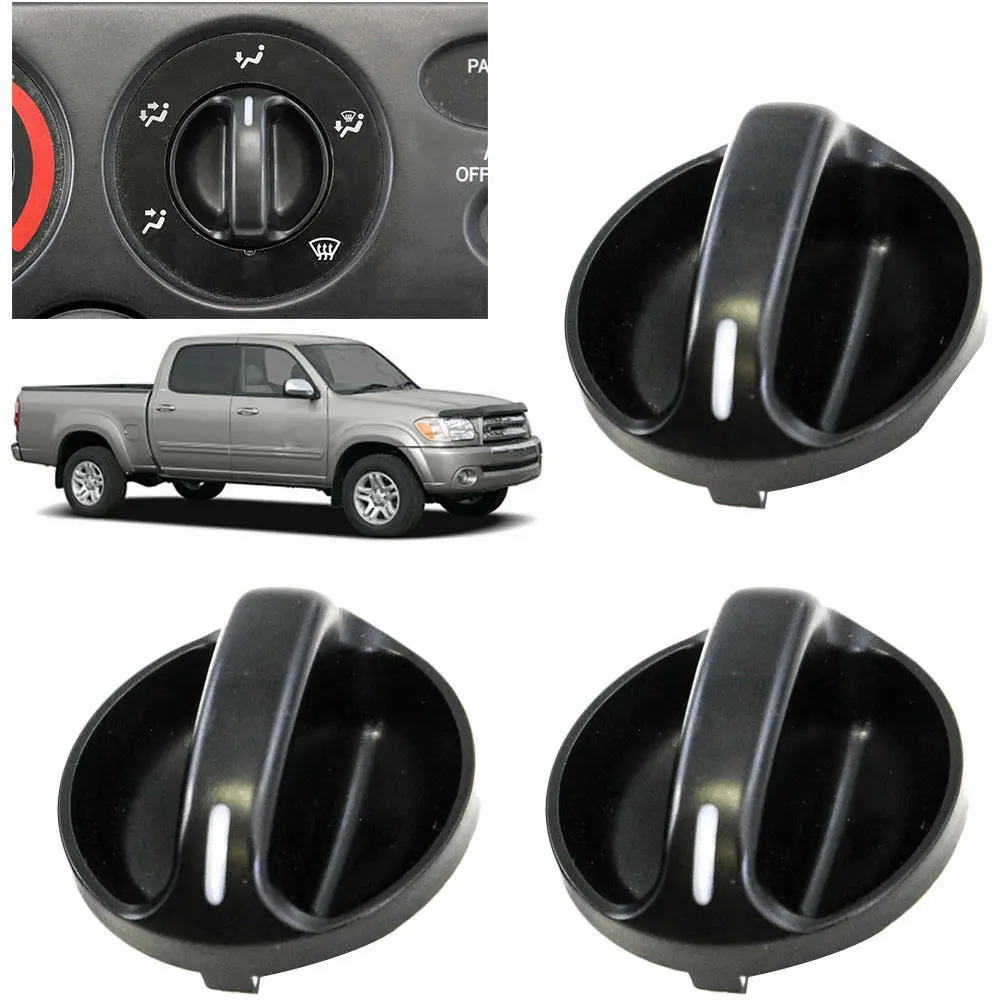 3pcs 55905-0C010 AC Climate Control Knob Replacement For Toyota Tundra 2000-06