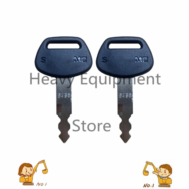 

For Sumitomo / Case S450 / JCB / Linkbelt (Set of 2) Excavator Keys