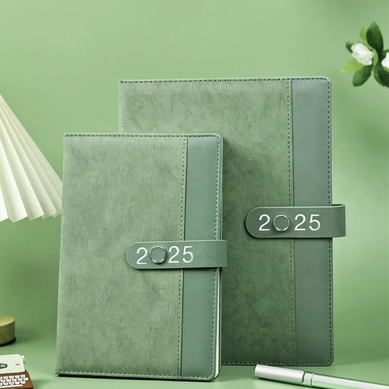 

Agenda 2025 Diary Planner Stationery Organizer Notebook and Journal A5 Bullet Notepad Calendar Daily Note Book Day Accessories