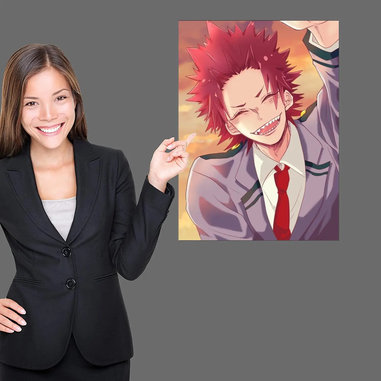 eijiro kirishima Canvas Art Poster and Wall Art, Picture Print, Modern Family Bedroom Decor