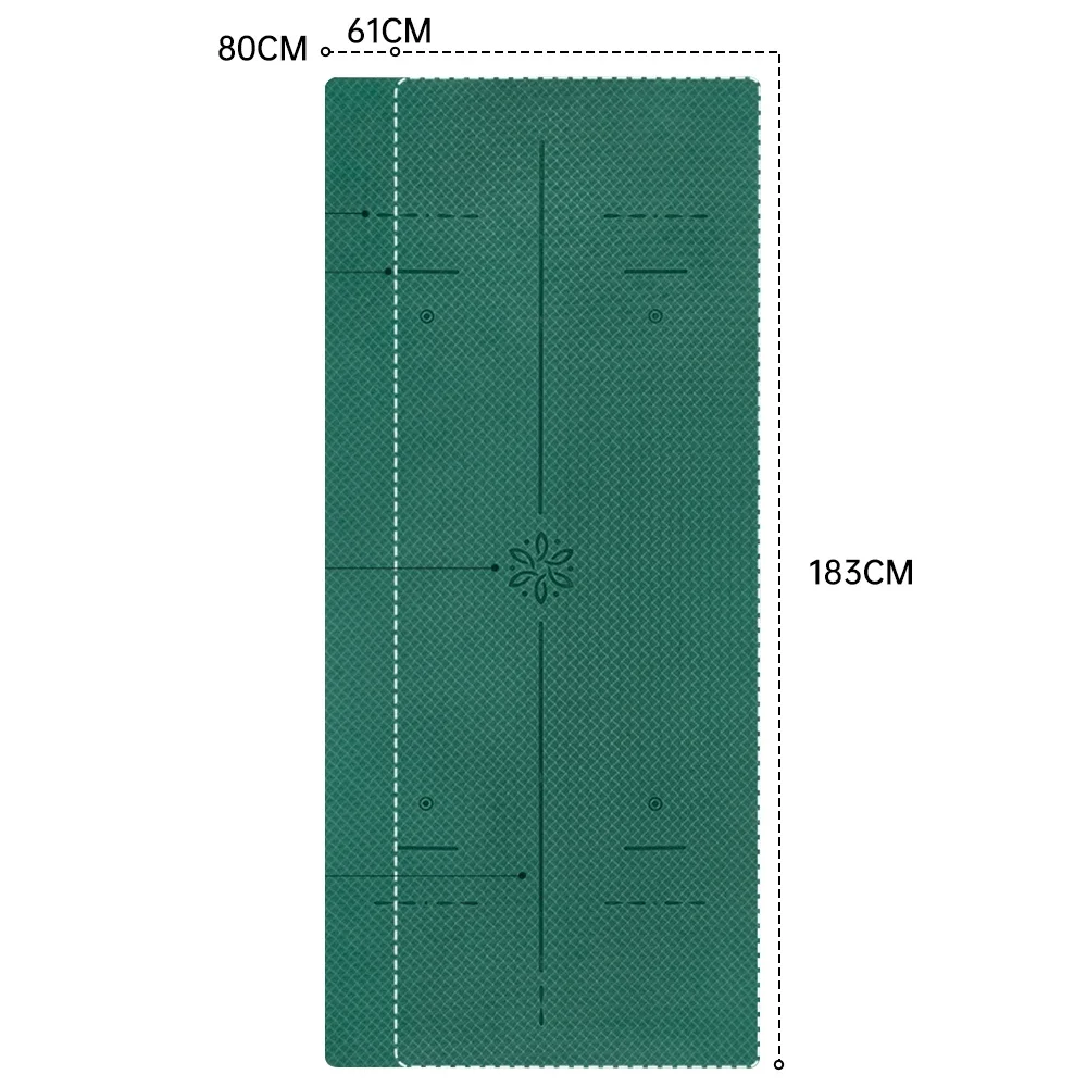 TPE Yoga Mats Can Be Customized with Various Thicknesses, Environmentally Friendly Sports Mats Can Be Used on Both Sides