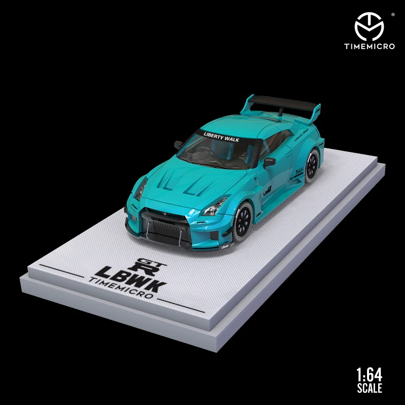 

TIME MICRO 1:64 3.0 Bule Painting Alloy Car Model Model Car Collection& Display& Gift
