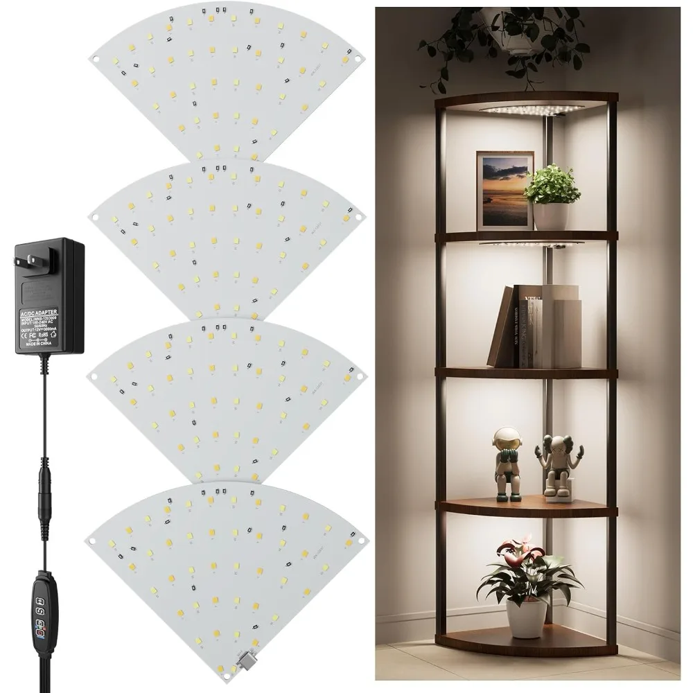 4-pack-under-shelf-lighting-for-5-tier-corner-shelf-standultra-bright-10-dimmable-slim-stick-on-lights3-color-timer-3-9-12hde