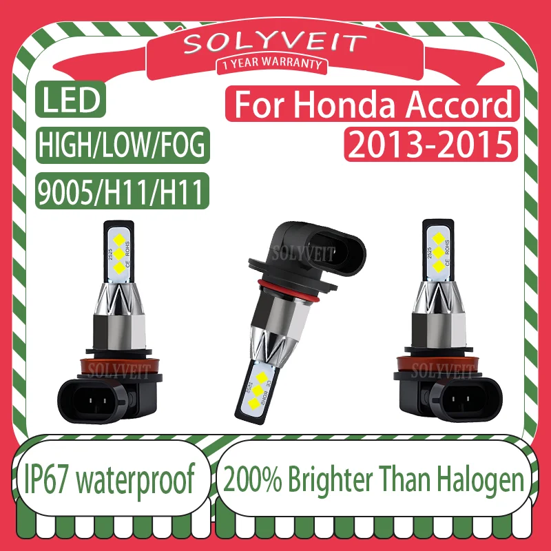 

Long-Range Simple Install Energy Efficient Long Lifespan 9005 H11 H11 LED Headlight foglight For Honda Accord 2013 2014 2015