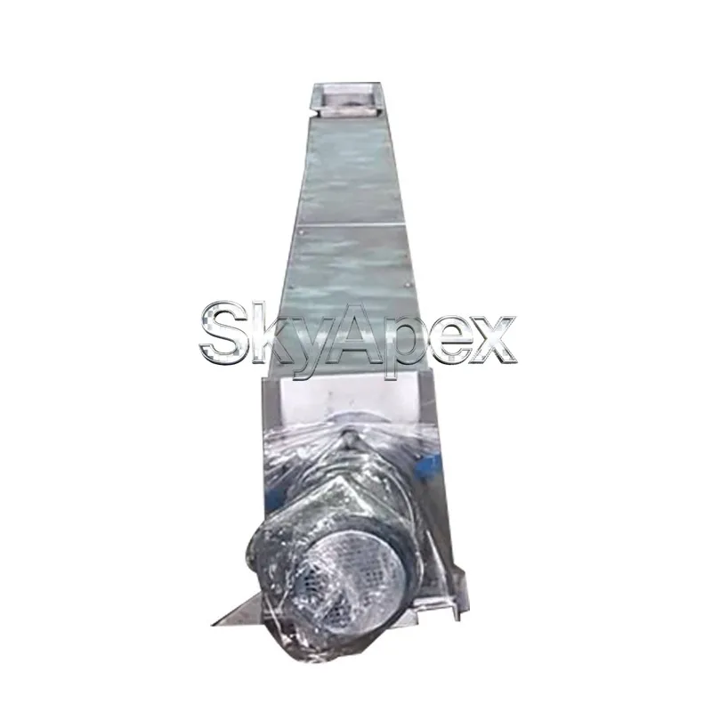 Factory  Shaftless Screw Conveyor Inclined Stainless Steel Shaftless Spiral Conveyor Closed Type Screw Conveying Equipment