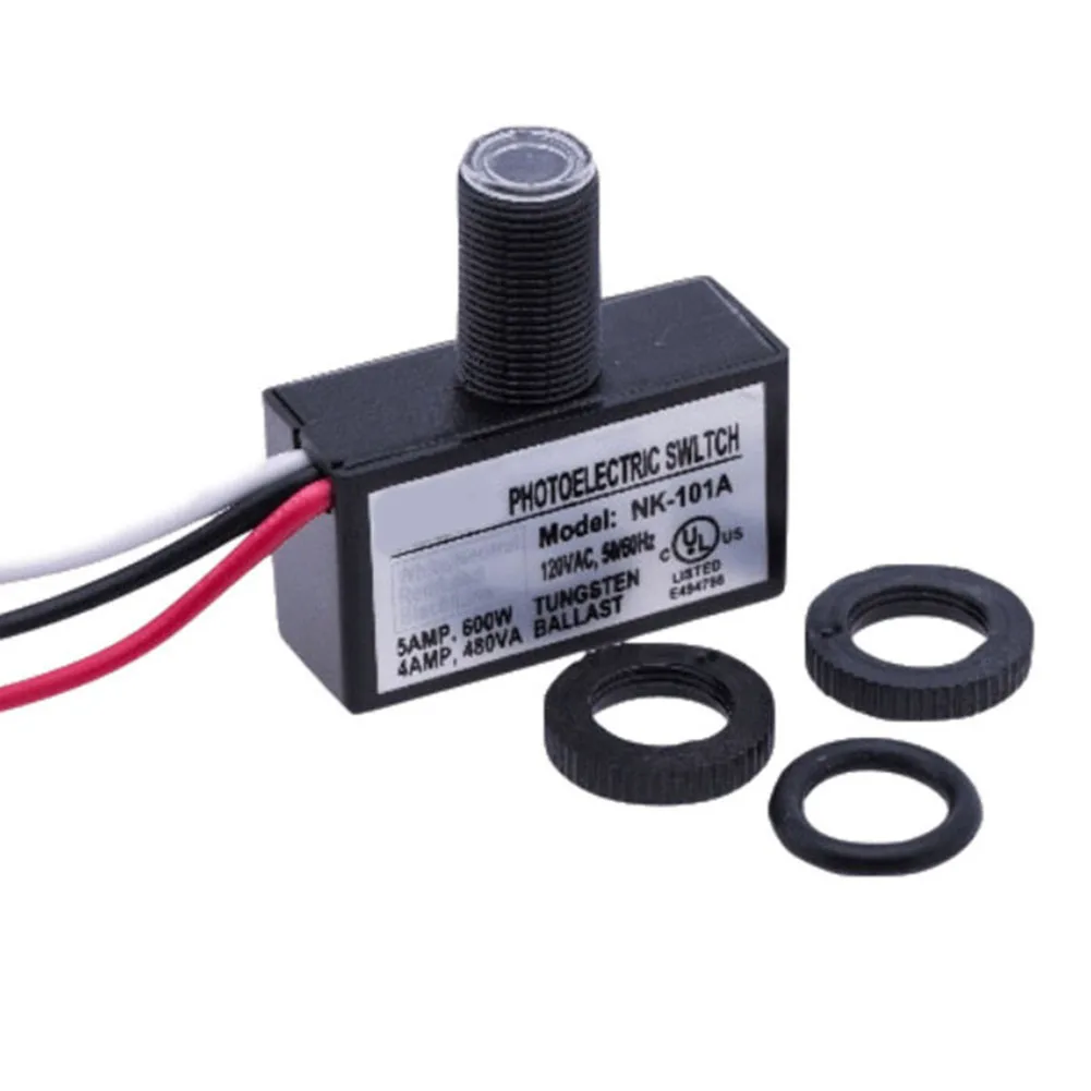 NK101A 120VAC Outdoor Light Controller for Automatic Switching of Lighting Fixtures Based on Ambient Light Intensity Changes
