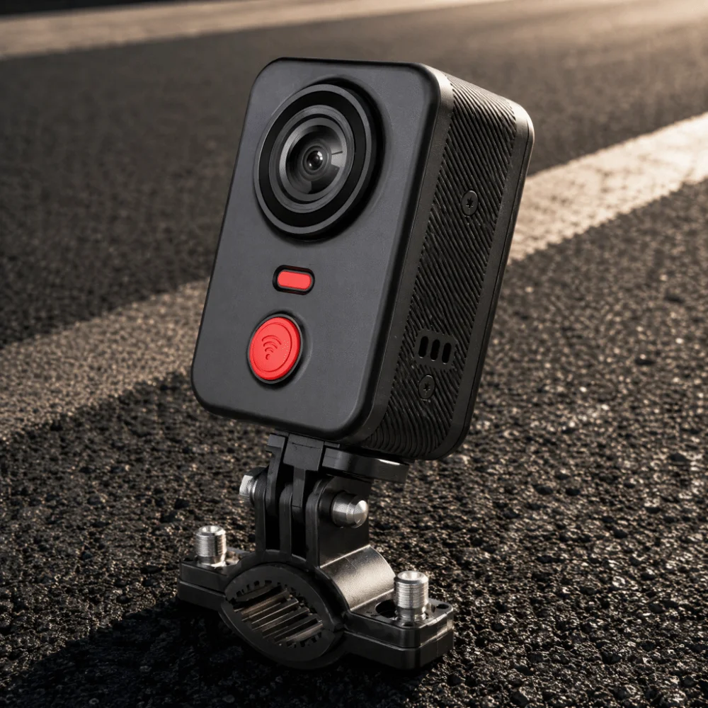 Waterproof Motorcycle Dash Cam Front View Inside View Dual DVR Action Camera Dual Camera Wifi Connect Motorcycle Camera Recorder