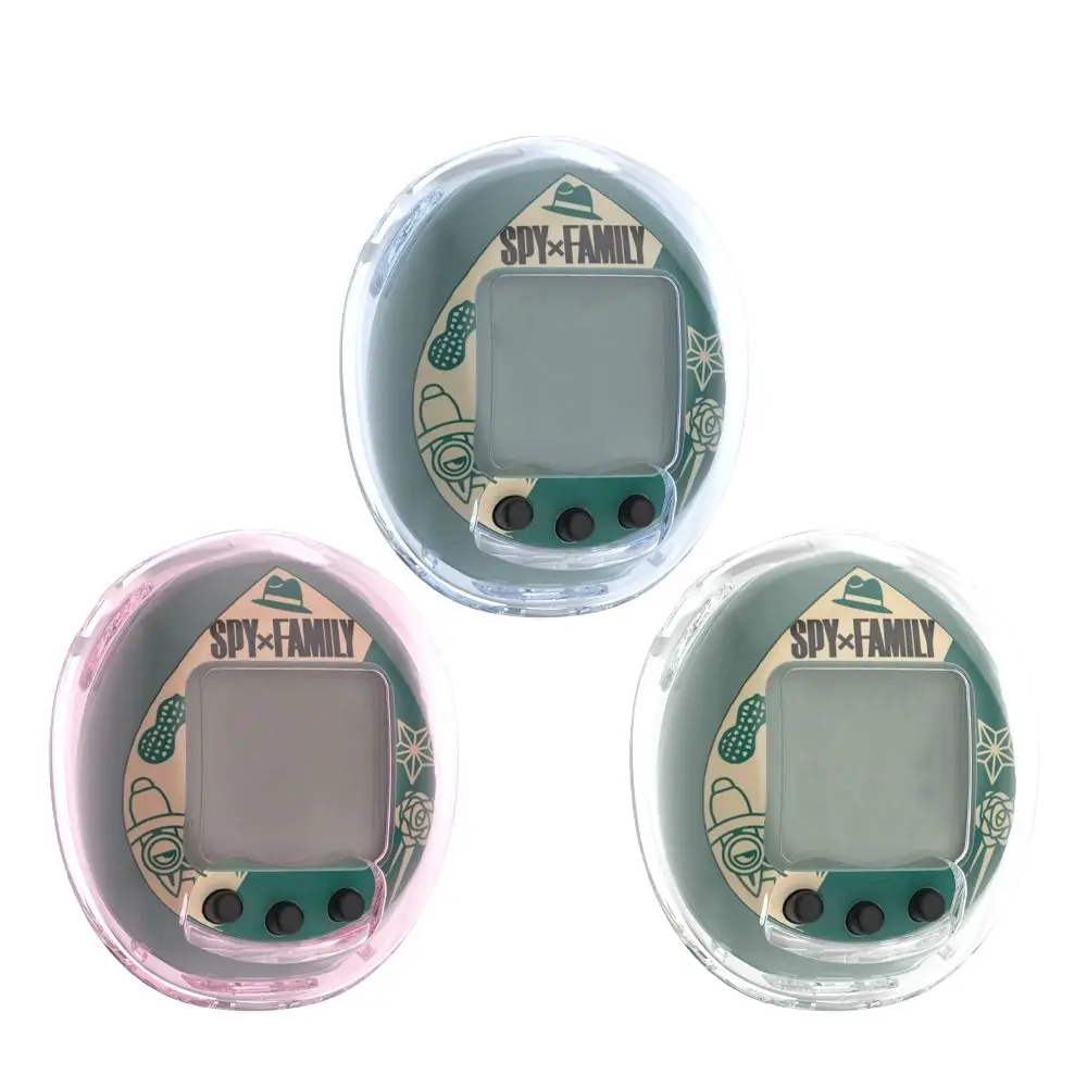 Transparent Protective Case Dustproof Anti-Scratch Hard Shell Full Coverage Crystal PC Clear Cover for Tamagotchi Nano