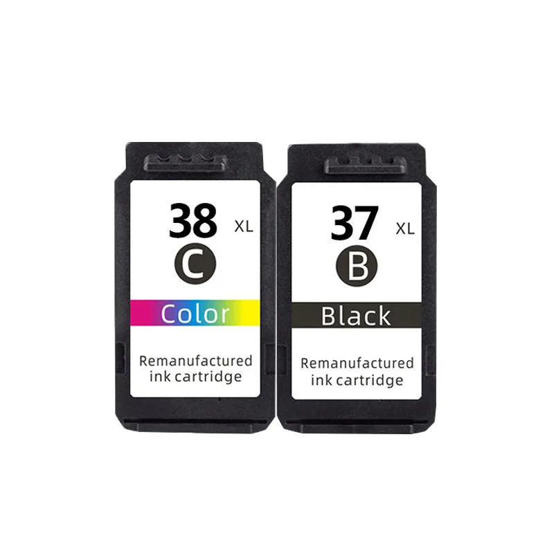 37 38 PG37 CL38 Ink Cartridge Compatible 37XL 38XL PG-37XL CL-38XL for Canon PIXMA MP140 MP210 MP220 MP420 IP1800 IP2600 MX300