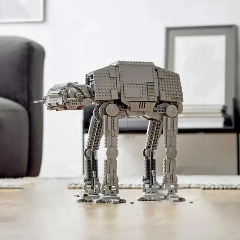 ホットトイスペース映画 AT-AT ビルディングブロックレンガ スターウォーズ 75288 から改造フィギュア付きおもちゃ子供用クリスマスギフト