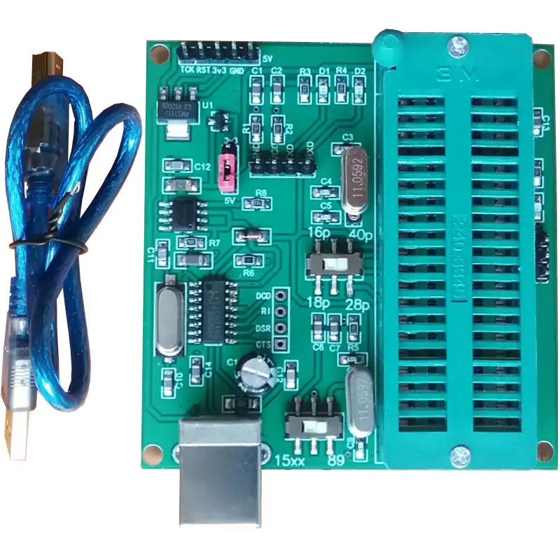 STC programador de microordenador de un solo Chip, Programa de descarga ISP, quemador, Chip USB a TTL