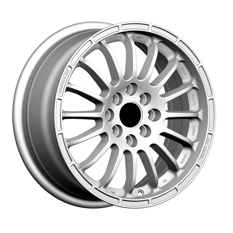 15 inch Alloy carrims5x100 car rims 5X100 black machine face via jwl quality aluminum alloy car wheel