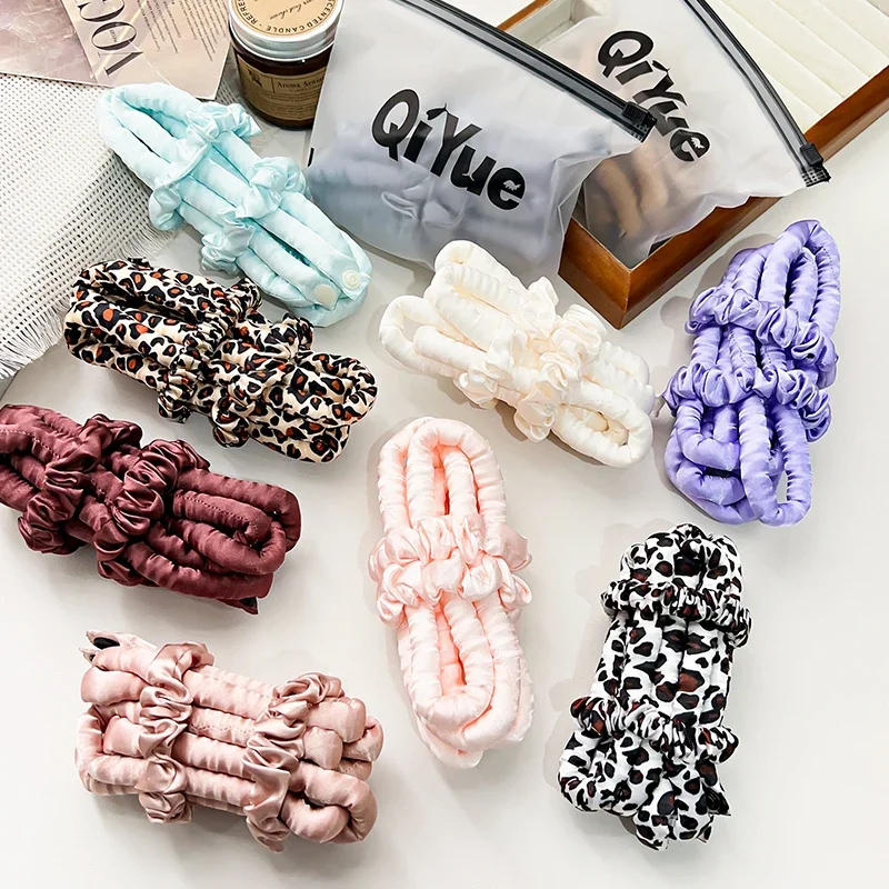 1 Sets Heatless Curling Rod Hoofdband Geen Warmte Roller Slapen's nachts Zachte Flexi Rod Lui Haar Krultang Haar Styling Make Up Tool